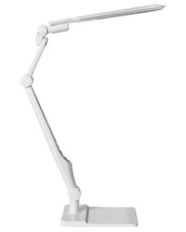 Beliani Desk Lamp White With Rotating Arm, Stepless Dimmer And 3 Cct Modes - thumbnail 3