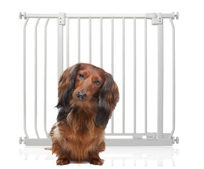 Bettacare Elite Pressure Dog Gate, 80Cm - 89Cm, Matt White, Pressure Fit Pet Gate For Dog And Puppy - image 1