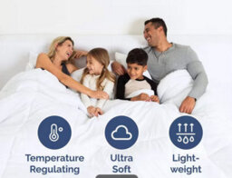 ARLinens Duck Feather & Down Duvet Quilt 13.5 Tog Warm Cozy Extra Filled Hotel Quality Anti Allergic Duvet - thumbnail 9