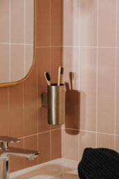 Cosmic Toothbrush Holder Matt Stainless Steel Logic - thumbnail 5