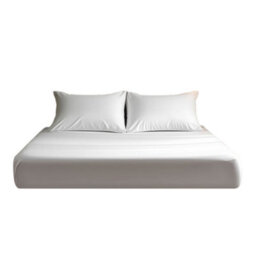 Microfibre Soft Touch Fitted Sheet 25Cm Skirt Plain Dyed Bed Linen White - thumbnail 2
