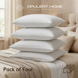 Opulent Home Hotel Quality Ultra Soft Striped Pillow - Anti-Allergy, Soft-Medium Support - Pack Of 4 - thumbnail 2