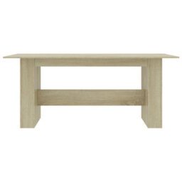 Berkfield Dining Table Sonoma Oak 180X90X76 Cm Engineered Wood - thumbnail 4
