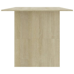 Berkfield Dining Table Sonoma Oak 180X90X76 Cm Engineered Wood - thumbnail 5