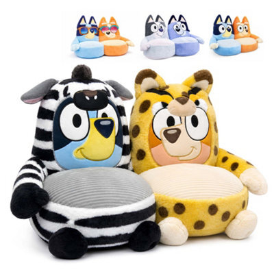 Bluey Animal Kids Plush Sofa Chair, Soft Large Toddler Seat, Playroom, Bedroom & Living Room, Lightweight & Cosy - image 1