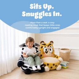 Bluey Animal Kids Plush Sofa Chair, Soft Large Toddler Seat, Playroom, Bedroom & Living Room, Lightweight & Cosy - thumbnail 3