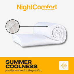 Night Comfort Nightcomfort Soft And Snug 7.5 Tog Summer Microfibre Duvet - thumbnail 3