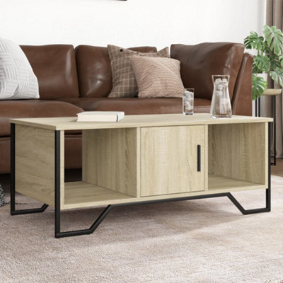 Berkfield Coffee Table Sonoma Oak 100X51X40 Cm Engineered Wood - image 1