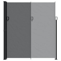 Walplus Retractable Side Awning Garden Sun Shade Canopy Gazebo For Back Door, Porch, Patio Black 220X500 Cm - thumbnail 5