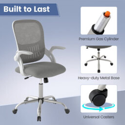 Gainoom Height Adjustable Swivel Desk Chair Ergonomic Breathable Mesh Chair Home Office Chair - thumbnail 6