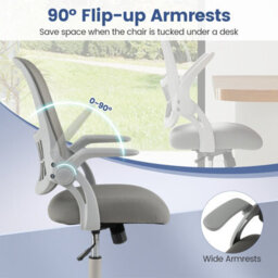 Gainoom Height Adjustable Swivel Desk Chair Ergonomic Breathable Mesh Chair Home Office Chair - thumbnail 8