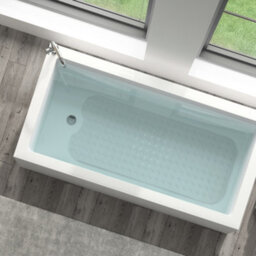 Keplin Premium Non Slip Rubber Bath Mat 200 Suction Cups, Bpa, Latex Free, 40X100Cm, Machine Washable, White - thumbnail 8