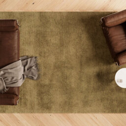 Loomed Sage Green Luxury Plush Soft Pile Living Area Runner Rug 60Cm X 240Cm - thumbnail 3