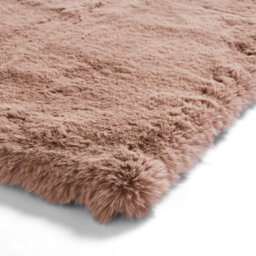 Mink Shaggy Rug, 80mm Thickness Plain Rug, Anti-Shed Rug, Modern Luxurious Rug For Bedroom, & Dining Room-60Cm X 120Cm - thumbnail 4