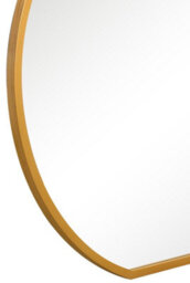 Mirroroutlet The Circulus Gold Framed Flat Bottom Circular Wall Mirror 126Cm X 120Cm - thumbnail 5