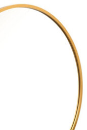 Mirroroutlet The Circulus Gold Framed Flat Bottom Circular Wall Mirror 126Cm X 120Cm - thumbnail 4