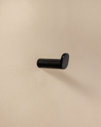 Cosmic Towel Hook, Robe Hook, Coat Hook, Matt Black, Hidden Fixings, Anti-Corrosion, 5Kg Resistance, Micra Collection - thumbnail 1