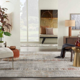 Multicoloured Modern Abstract Rug Easy To Clean Living Room Bedroom And Dining Room-160Cm X 221Cm - thumbnail 2