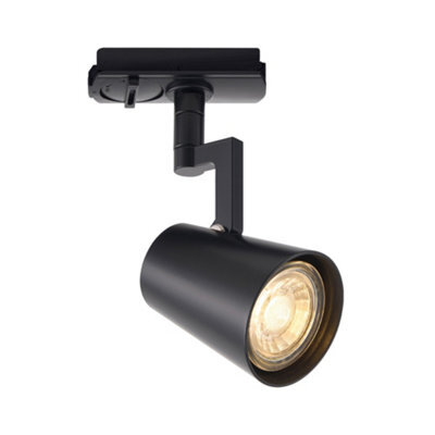 Nordlux Allison Aluminium Track Spot Light Adjustable Head Black,mains - image 1