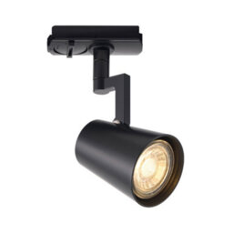 Nordlux Allison Aluminium Track Spot Light Adjustable Head Black,mains - thumbnail 1