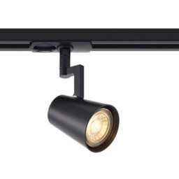 Nordlux Allison Aluminium Track Spot Light Adjustable Head Black,mains - thumbnail 3