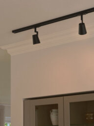 Nordlux Allison Aluminium Track Spot Light Adjustable Head Black,mains - thumbnail 7