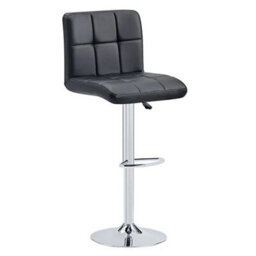 Furniture in Fashion Caprice Small Rustic Oak Wooden Bar Table 4 Coco Black Stools - thumbnail 3
