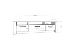 "Decorotika Manhattan Tv Stand For Tvs Up To 78""" - thumbnail 7