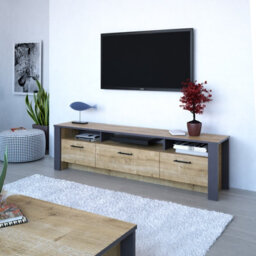 "Decorotika Manhattan Tv Stand For Tvs Up To 78""" - thumbnail 2
