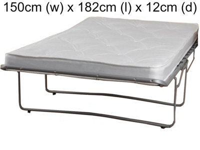 Save On Goods UK Pocket Spring, Metal Action Replacement Sofabed Sofa Bed Settee Spring, 2 Fold,sprung Mattress (150Cm (W) X 182Cm (L) X 12Cm (Th)) - image 1