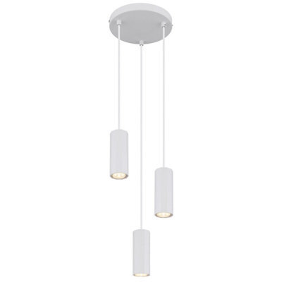 Luminosa Lighting Luminosa James Cluster Pendant Ceiling Light White Matt 3X Gu10 - image 1