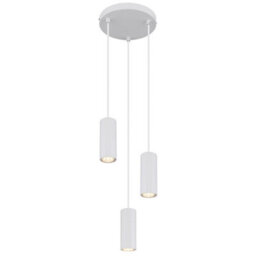 Luminosa Lighting Luminosa James Cluster Pendant Ceiling Light White Matt 3X Gu10 - thumbnail 1