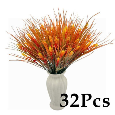 Amorly 32Pcs Uv Resistant No Fade Outdoor Artificial Plants Flowers,fake Lavender Flowers Indoor Outdoor Decor For Planter Front Porch - image 1