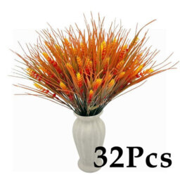 Amorly 32Pcs Uv Resistant No Fade Outdoor Artificial Plants  Flowers,fake Lavender Flowers Indoor  Outdoor Decor For Planter Front Porch - thumbnail 1