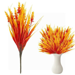 Amorly 32Pcs Uv Resistant No Fade Outdoor Artificial Plants  Flowers,fake Lavender Flowers Indoor  Outdoor Decor For Planter Front Porch - thumbnail 3