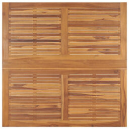 Berkfield Folding Garden Dining Table 110X110X75 Cm Solid Wood Teak - thumbnail 4
