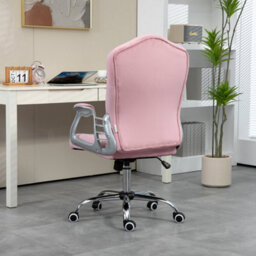 Pink Home Office Chair With Adjustable Height Tilt Function - thumbnail 6