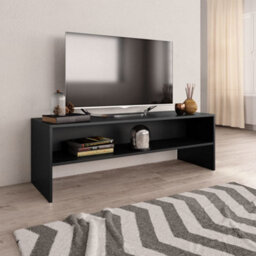 Vidaxl Tv Cabinet Black 120X40X40 Cm Engineered Wood - thumbnail 2
