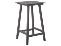 Wyld And Coco Urbannest Garden Bar Table Dark Grey 59 X 59 Cm All-Weather Synthetic - thumbnail 3