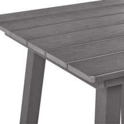 Wyld And Coco Urbannest Garden Bar Table Dark Grey 59 X 59 Cm All-Weather Synthetic - thumbnail 5