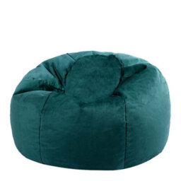icon Kingston Classic Velvet Bean Bag Chair Teal Green Bean Bags - thumbnail 1