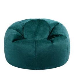 icon Kingston Classic Velvet Bean Bag Chair Teal Green Bean Bags - thumbnail 7