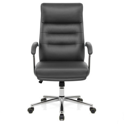 Atlantic Lyon Office Chair Grey Chrome Legs - image 1