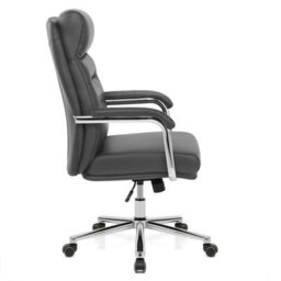 Atlantic Lyon Office Chair Grey Chrome Legs - thumbnail 3