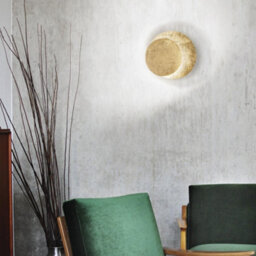 Ideal Lux Luminosa Tick Integrated Led Indoor Wall Lamp 1 Light Gold 3000K