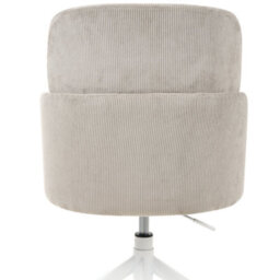 Beliani Office Chair Dryden Corduroy Taupe - thumbnail 8