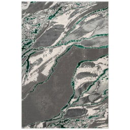 Smart Living Parma Modern Shimmer Rug - Soft Luxury For Living & Bedroom - Emerald - 200 X 290 Cm - thumbnail 3