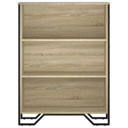 Vidaxl Bookcase Sonoma Oak 80X31X106 Cm Engineered Wood - thumbnail 4