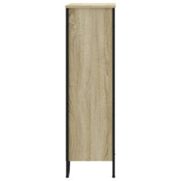Vidaxl Bookcase Sonoma Oak 80X31X106 Cm Engineered Wood - thumbnail 5