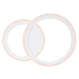 Luminosa Lighting Luminosa Fenna Integrated Led Semi Flush Ceiling Light White 2X Led Dimmable 3000-6000K Remote Control - thumbnail 4
